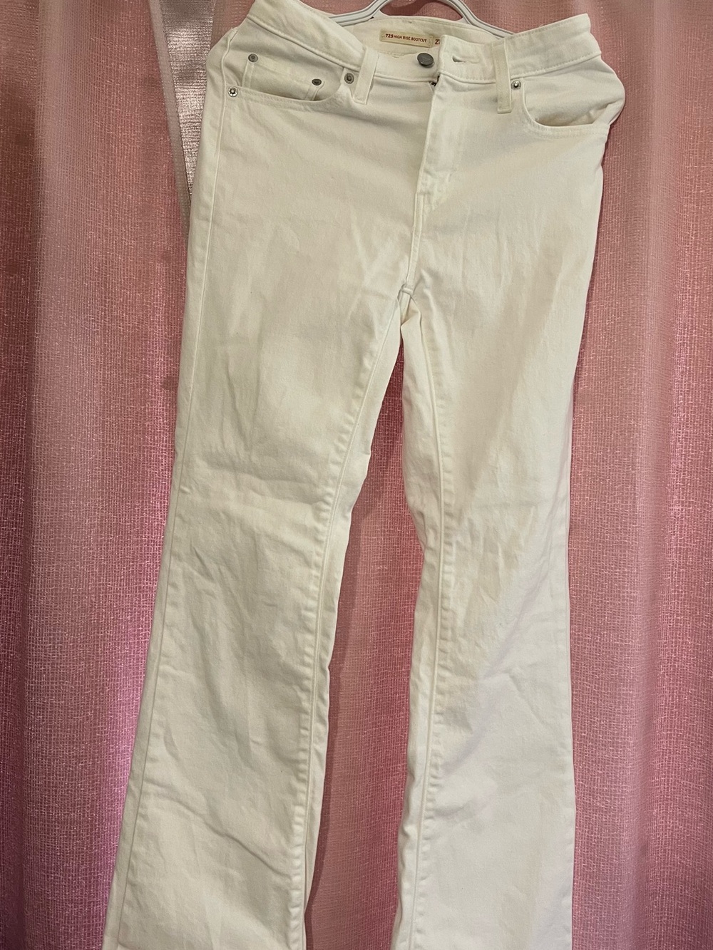Levi's White Flare Jeans